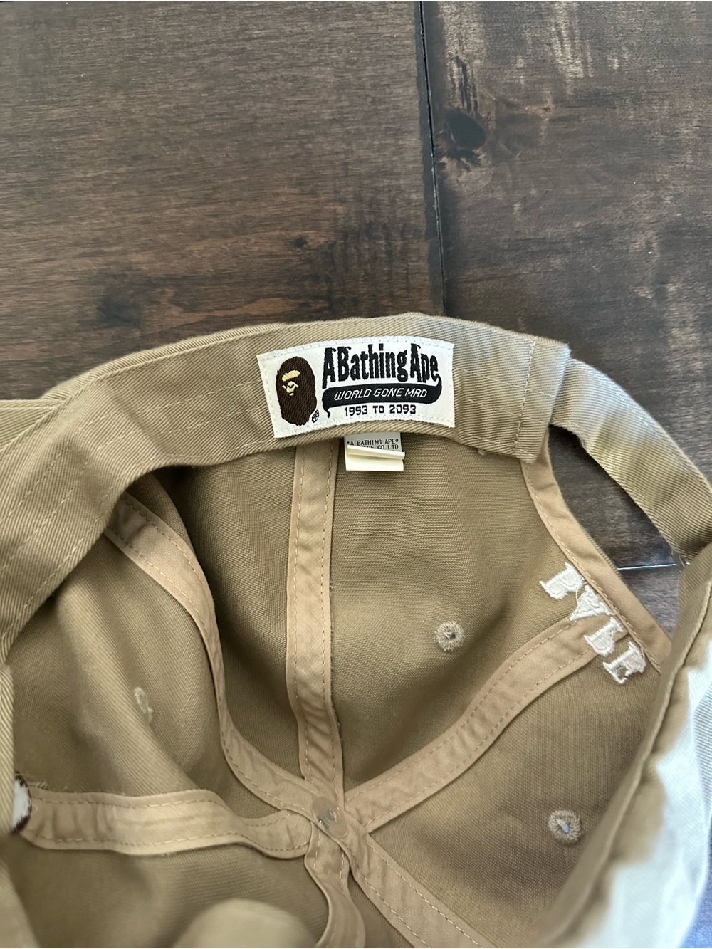 Bape Tan Embroidered Cap - Picture 3 of 3